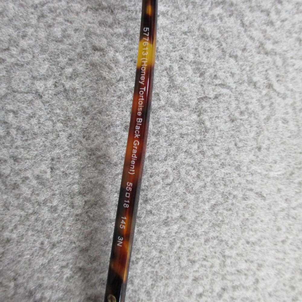 COACH Sunglasses Honey Tortoise Black Gradient 577613 55/18 Round Full Rim - Picture 4 of 4